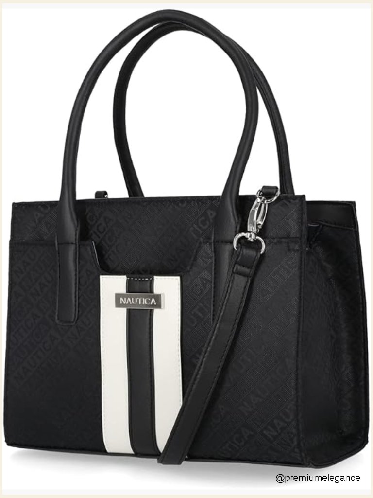 Top Handle Satchel With Removable Crossbody Strap - Vegan Leather Handbag